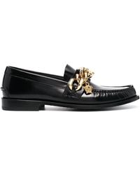 versace loafers white