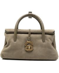 Zanellato - Small Dotta Nubuck-Leather Tote Bag - Lyst