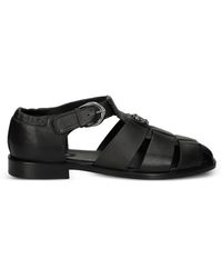 Roberto Cavalli - Logo-Appliqué Sandals - Lyst