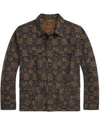 RRL - Patterned Shirt Jacket - Lyst