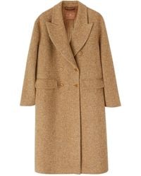 Ermanno Scervino - Cappotto Doppiopetto A Spina Di Pesce - Lyst