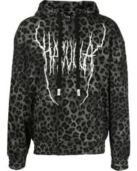 Haculla - Leopard-Print Logo Hoodie - Lyst