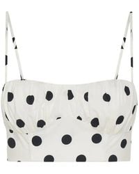 Nicholas - Yulia Polka-Dot Top - Lyst