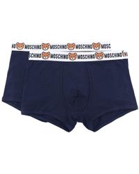 Moschino - Teddy Bear-motif Boxers (pack Of Two) - Lyst
