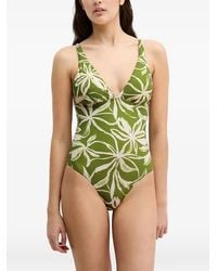 Marc O' Polo - Floral-Print Swimsuit - Lyst