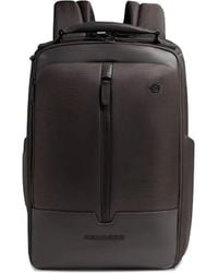 Piquadro - Sac À Dos Pour Ordinateur Zippé - Lyst