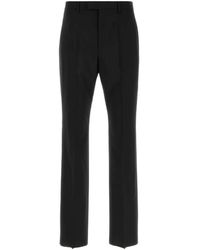 Valentino Garavani - Pressed-Crease Tailored Trousers - Lyst