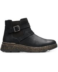 Clarks - Noralyn Strap Suede Ankle Boots - Lyst
