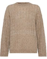 Brunello Cucinelli - Cable-Knit Jumper - Lyst