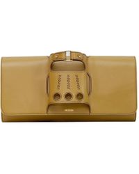 PERRIN Paris - Le Cabriolet Glove Leather Clutch Bag - Lyst