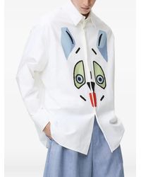 Loewe - X Louis Wain Camisa De Algodon Estampada - Lyst