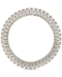 Jil Sander - Handcrafted Brass Necklace With Row Of Zircons - Lyst