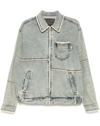 Musium Div. - Bestickte Jeansjacke - Lyst