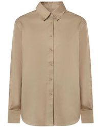 Frankie Shop - Peri Long-Sleeve Button-Down Shirt - Lyst
