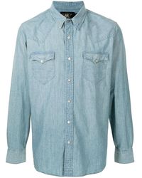 RRL - Camisa vaquera con botones - Lyst