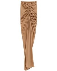 Atlein - Draped-Effect Skirt - Lyst