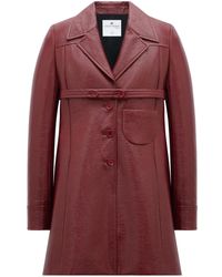 Courreges - Heritage Belted Vinyl Tailored Coat - Lyst