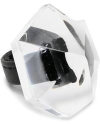 Monies - Bague À Design De Facettes - Lyst
