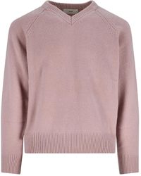 DUNST - V-Neck Wool Sweater - Lyst