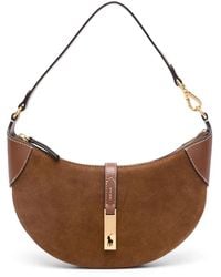 Polo Ralph Lauren - Mini Polo Id Suede Shoulder Bag - Lyst