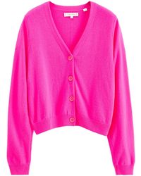 Chinti & Parker - Cropped Wool Blend Cardigan - Lyst