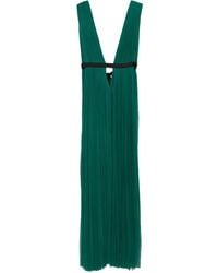 ROSERRY - Santorini Pleated V-Neck Maxi Dress - Lyst