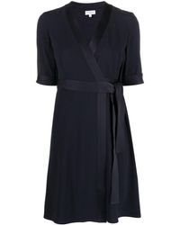 Claudie Pierlot - Short-sleeve Wrap-design Dress - Lyst