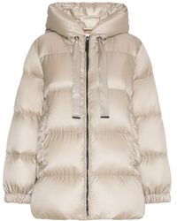 Max Mara - Quilted Hooded Puffer Jacket - Lyst