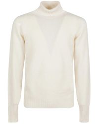 Drumohr - Turtleneck Long-Sleeve Sweater - Lyst
