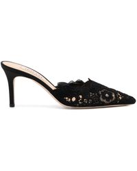 Arteana - Lace 85mm Pointed-toe Pumps - Lyst