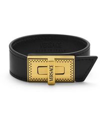 Versace - Logo-Buckle Bracelet - Lyst