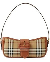 Burberry - Schultertasche mit Vintage-Check - Lyst
