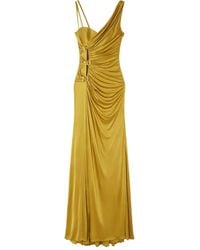 Versace - Abito Fluido Arricciato - Lyst