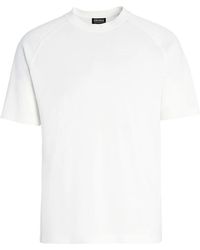 ZEGNA - High Performance Wool T-Shirt - Lyst