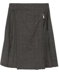 Simone Rocha - Check-Pattern Pleated Skirt - Lyst