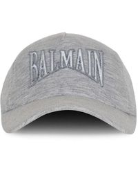 Balmain - Embroidered Baseball Cap - Lyst