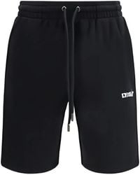 Off-White c/o Virgil Abloh - Heraldic Arrow Skate Sweatshort - Lyst