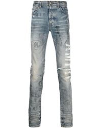 Amiri - Slim-Fit Illustration Print Jeans - Lyst