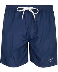 Eleventy - Drawstring-Fastening Swim Shorts - Lyst