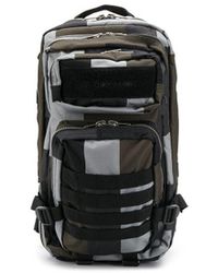 GR-Uniforma Rucksack mit Camouflage-Print - Grün