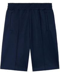 Palm Angels - Curved Logo Track Shorts - Lyst