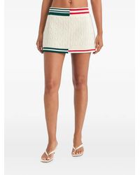 SER.O.YA - Pearson Cable-Knit Skirt - Lyst