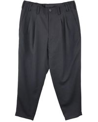 Yohji Yamamoto - Pleated Wool Trousers - Lyst