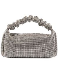 alexander wang scrunchie bag crystal