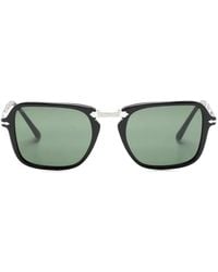 Persol - Sonnenbrille Mit Eckigem Gestell - Lyst