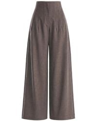 Monse - Corset-Style Wide-Leg Trousers - Lyst