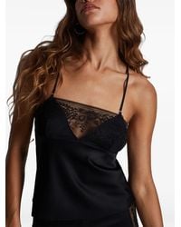Aubade - Midnight Whisper Lace-Panel Pajama Top - Lyst
