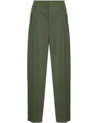 Lemaire - Pleated Tapered Trousers - Lyst