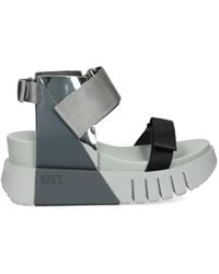 United Nude - Sandales Métallisées Delta Run À Attache Scratch - Lyst