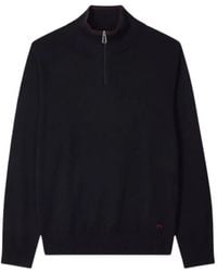 Paul Smith - Pull Zippé En Laine À Col Montant - Lyst